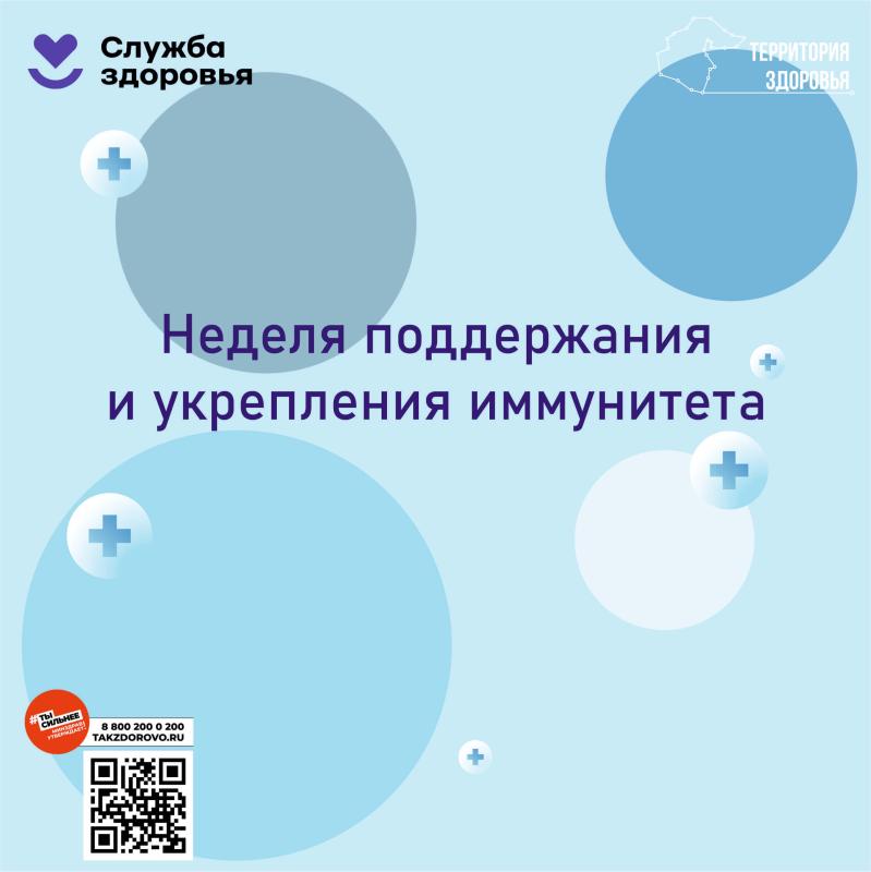 Неделя поддержания и укрепления иммунитета.